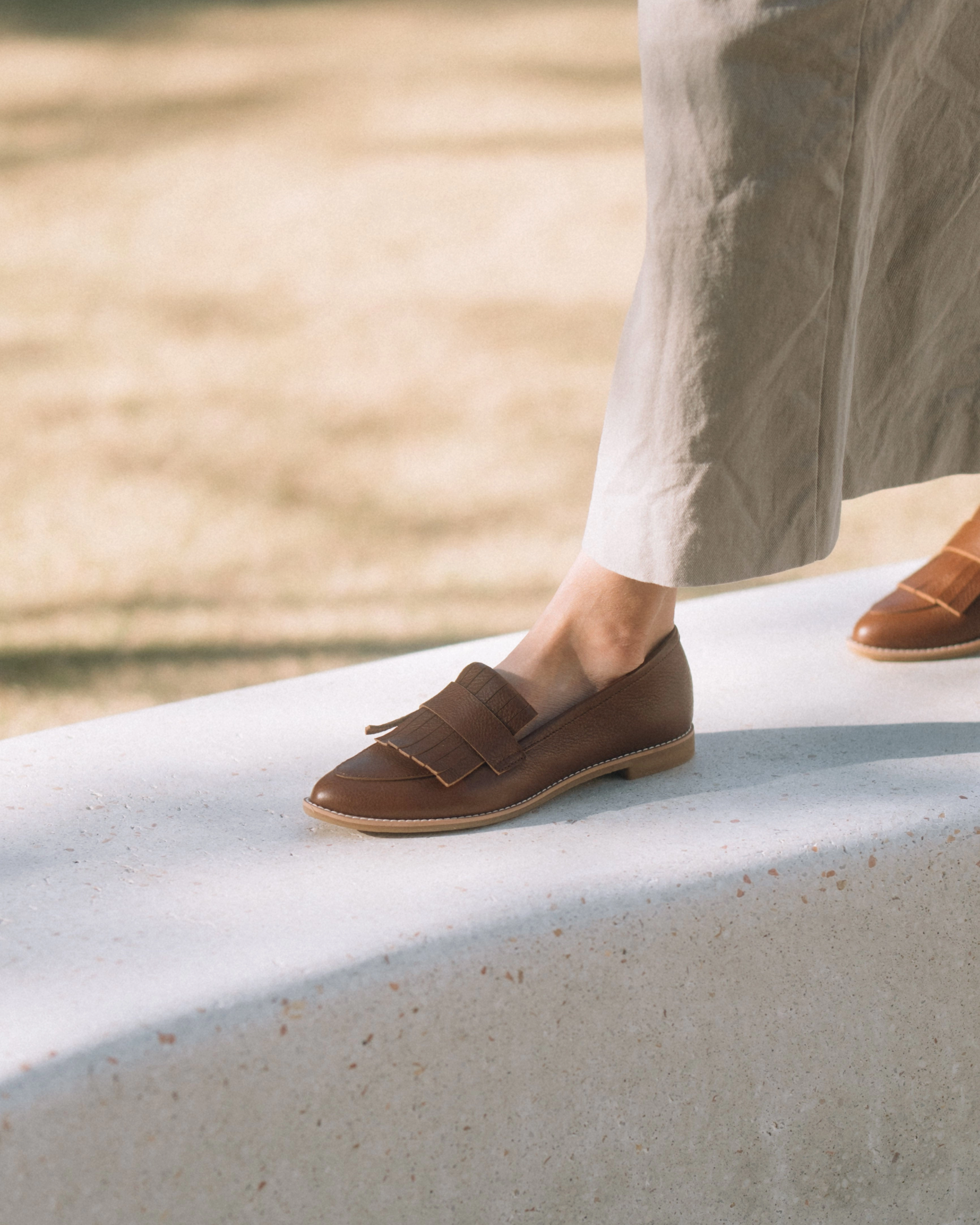 Suit Brown Loafers Amelie Loafer - Walnut Brown