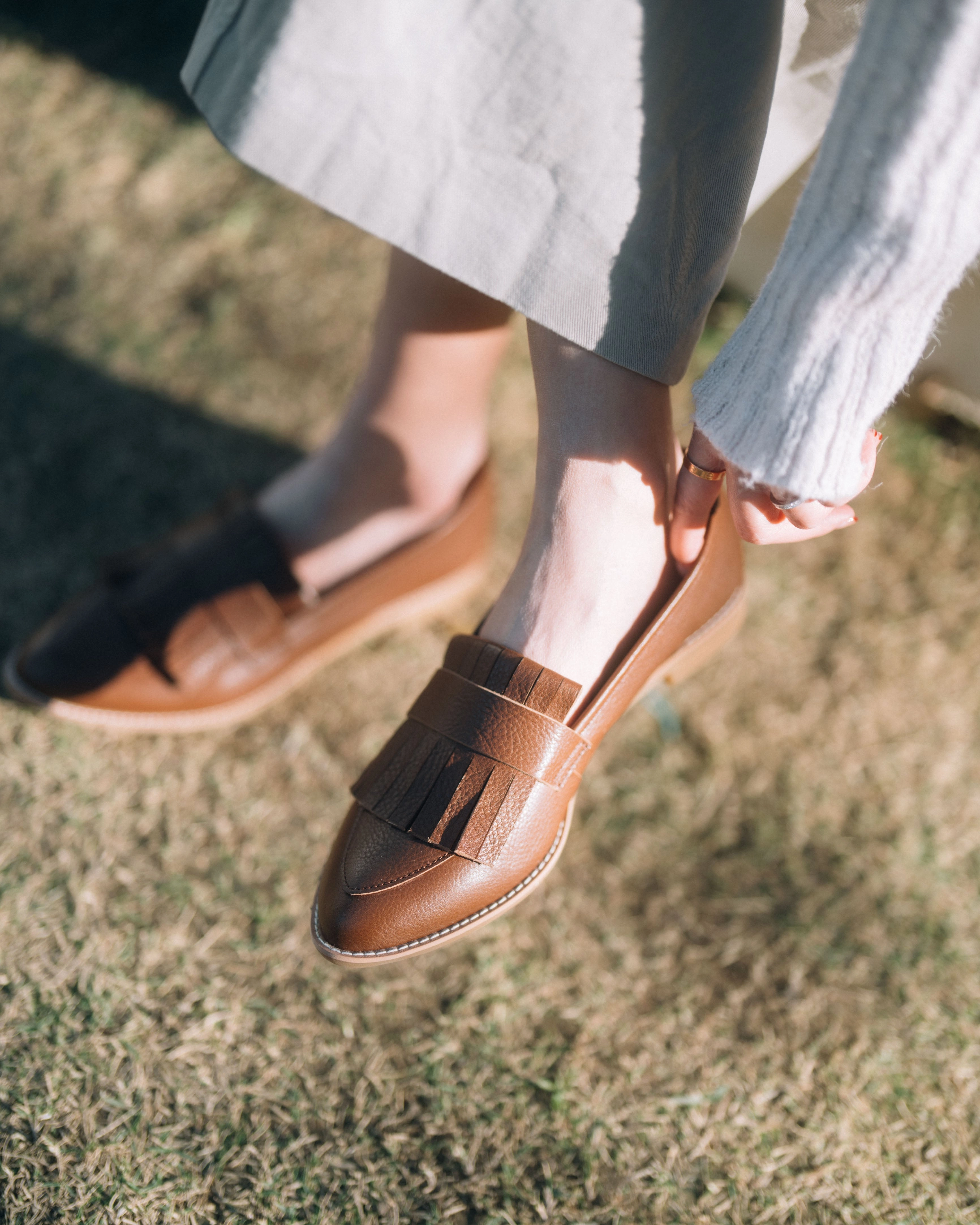 Amelie Loafer - Walnut Brown Supportive Loafers