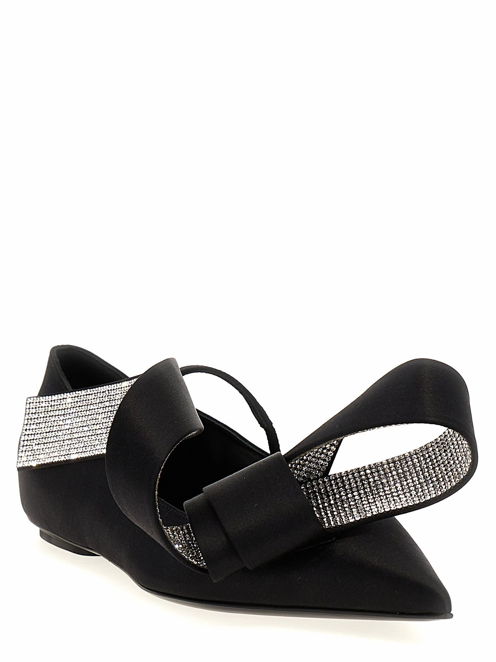 Area Maquise Flat Shoes Nero Oxford Shoes Flat