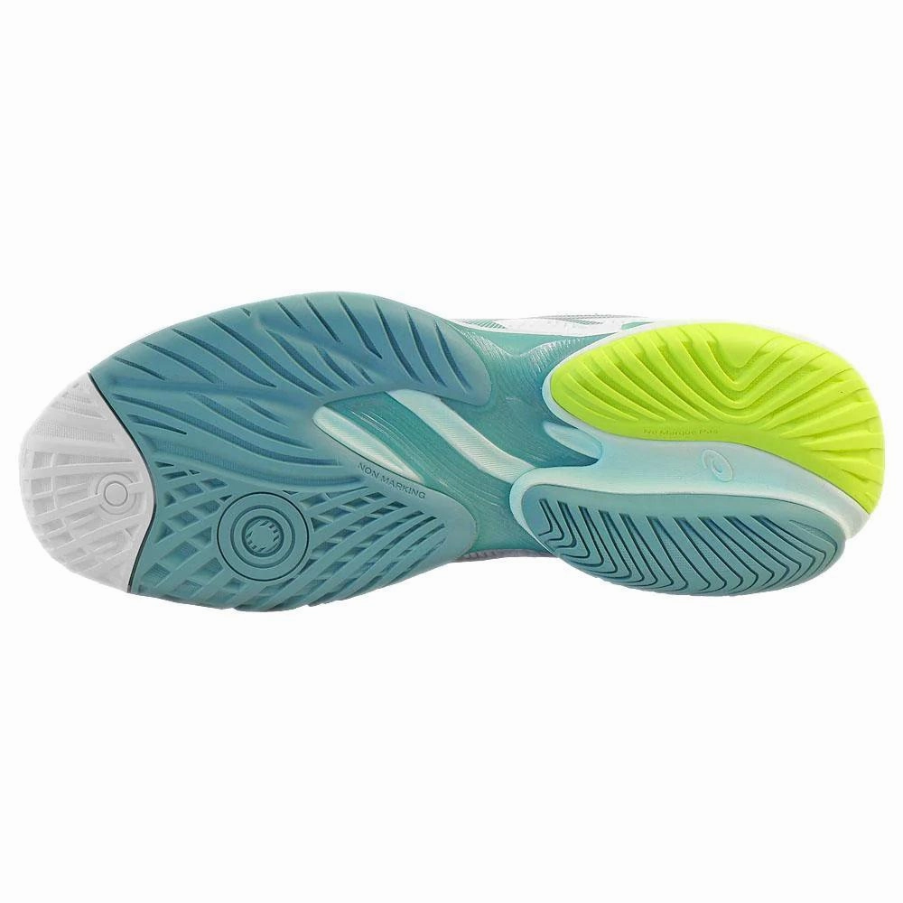 Asics Court FF3 Women's (White/Shooting Sea) Triathlon Asics Shoes