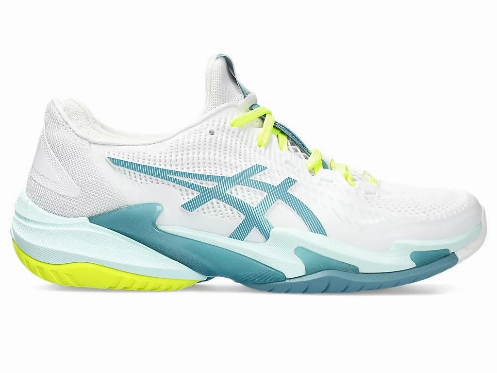 Asics Court FF3 Women's (White/Shooting Sea) Asics 2010 Running Shoes