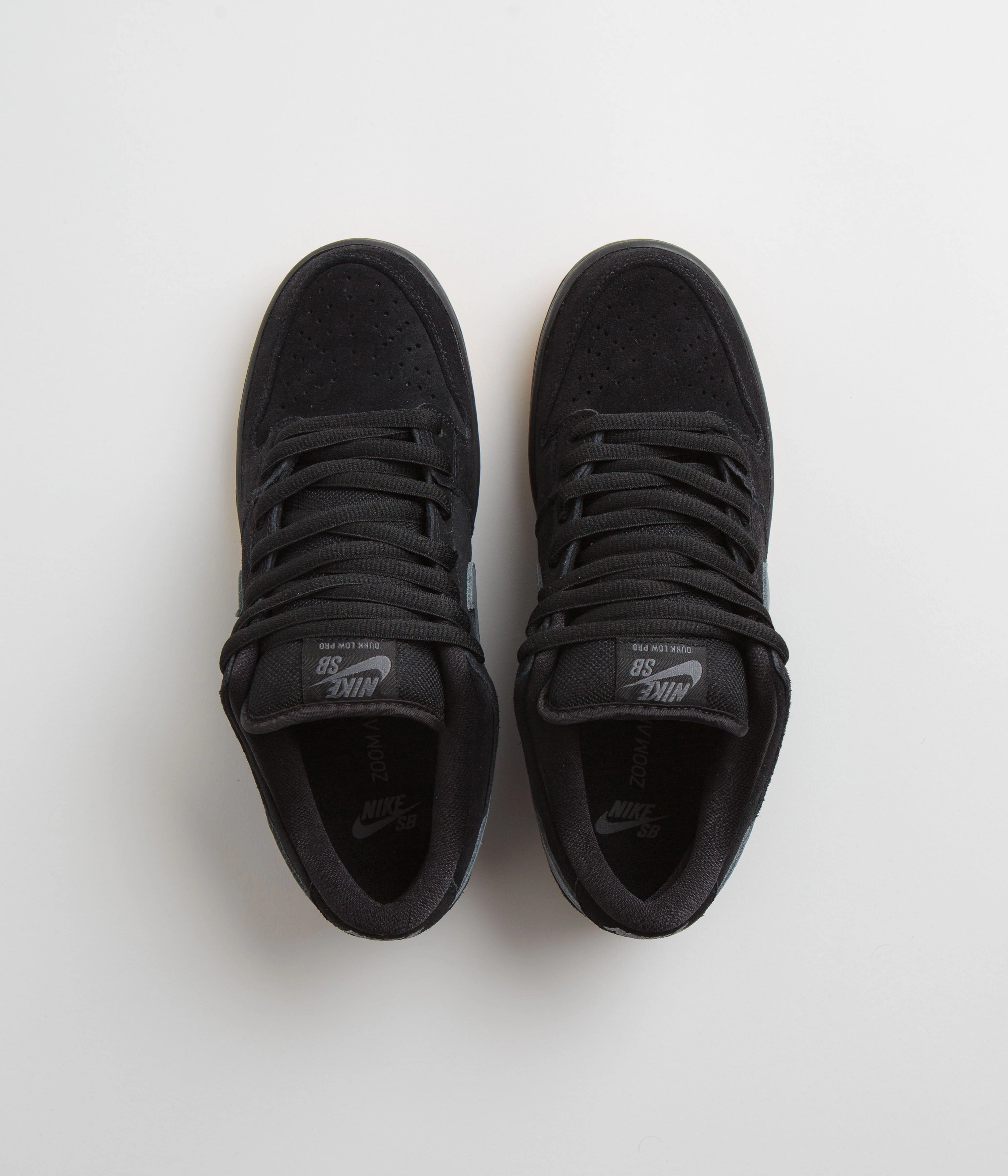 Nike SB Dunk Low Pro Fog Shoes - Black / Cool Grey - Black - Black Asics Tennis Shoes Flat Feet