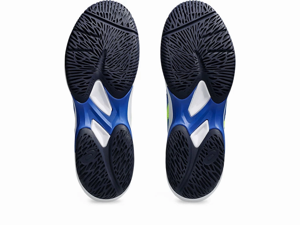 Asics Game FF Pickleball Mens Illusion Blue/Safety Yellow Asics Shoes Nyc Gel