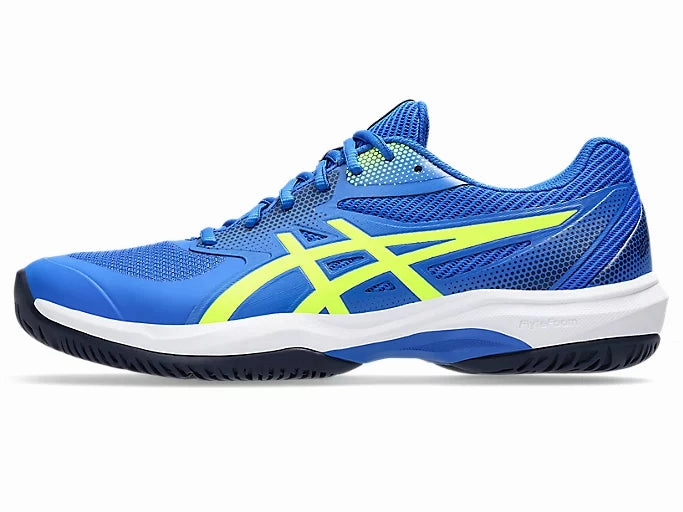 Asics Tennis Shoes Cheap Asics Game FF Pickleball Mens Illusion Blue/Safety Yellow