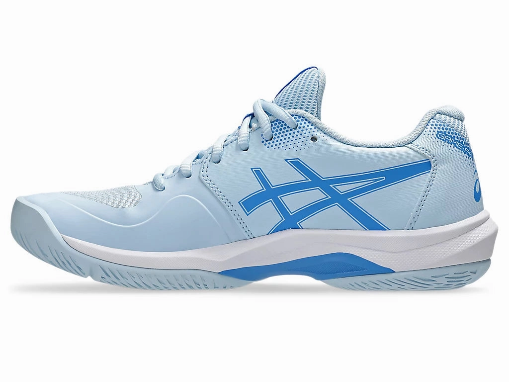 Asics Game FF Pickleball Womens Light Blue/Blue Coast Asics Evoride Running Shoes