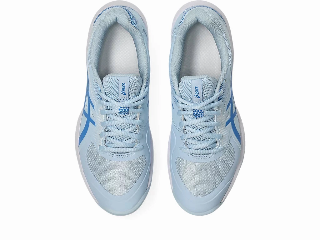 Asics Limited Edition Running Shoes Asics Game FF Pickleball Womens Light Blue/Blue Coast