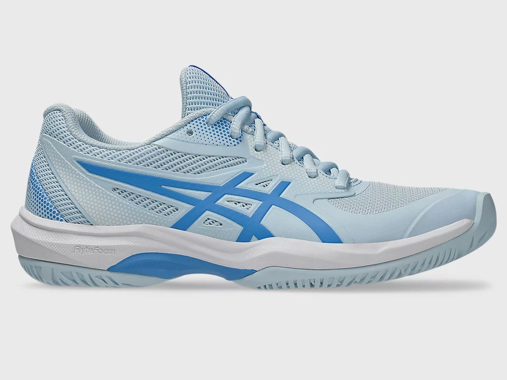 Asics Haikyuu Volleyball Shoes Asics Game FF Pickleball Womens Light Blue/Blue Coast