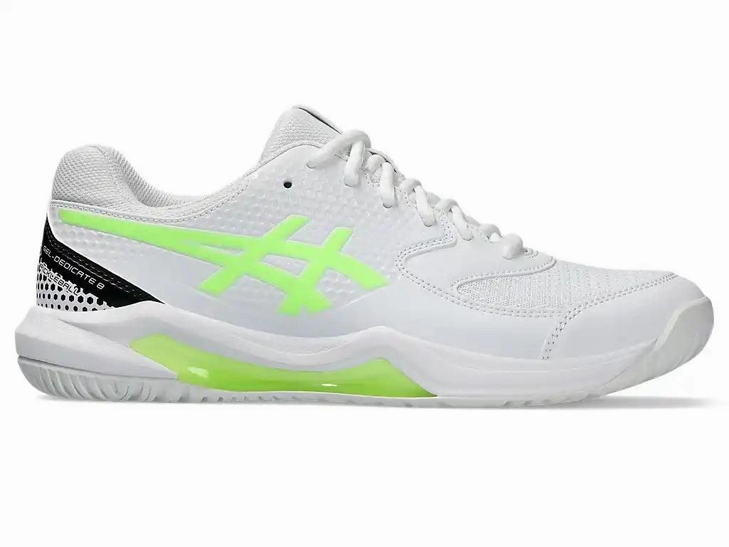 Asics Full Gel Shoes ASICS GEL-DEDICATE 8 PICKLEBALL MEN'S (WHITE/LIME BURST)