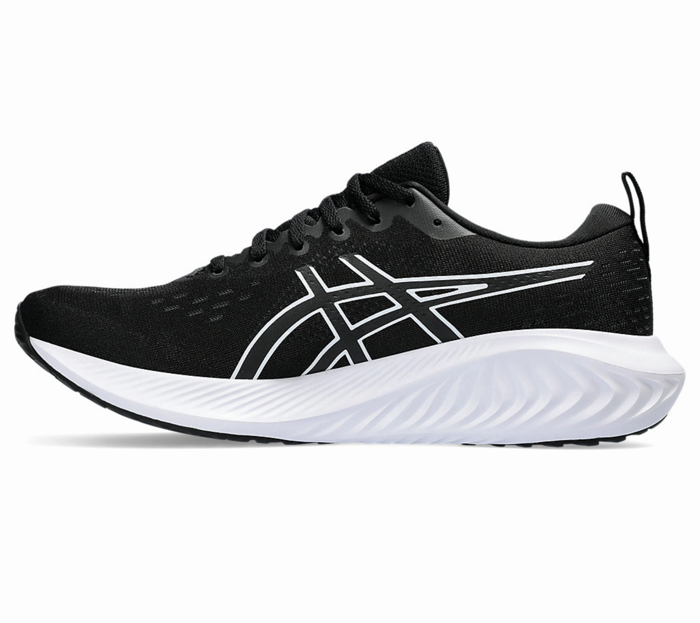 Asics Shoes Work Asics GEL-EXCITE 10 Sports Running Shoes Black/White - 1011B600