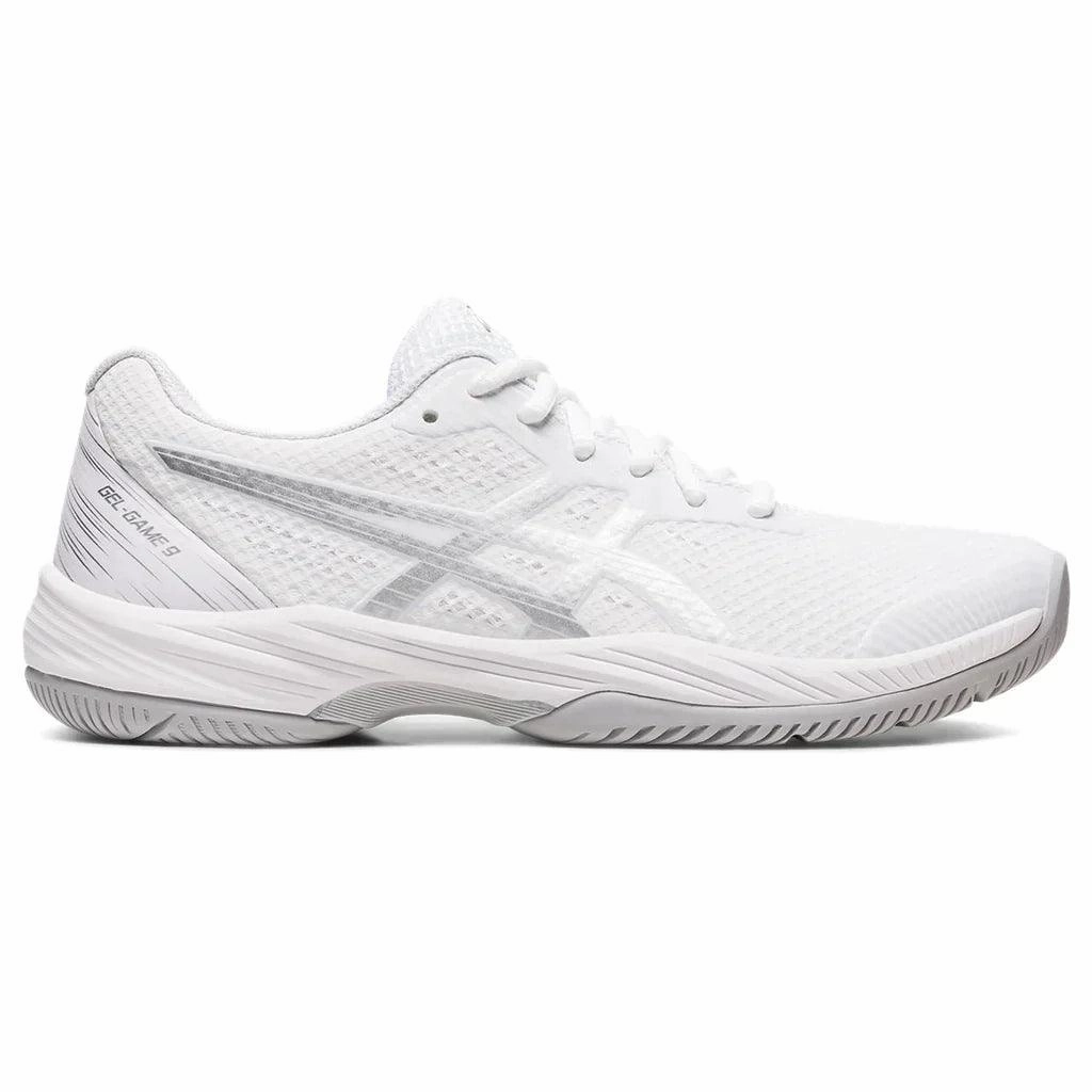ASICS GEL GAME 9 WOMEN'S TENNIS SHOE (WHITE/SILVER) Asics Gel Nimbus 20 Shoe Mid Grey Seashell Pink