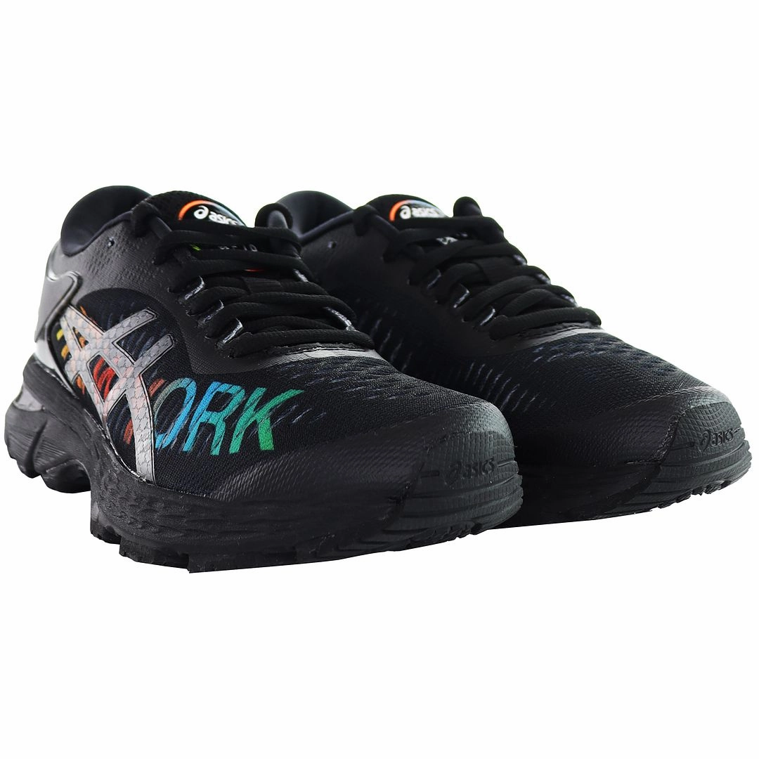 Custom Made Asics Shoes Asics Gel-Kayano 25 NYC Womens Black Trainers