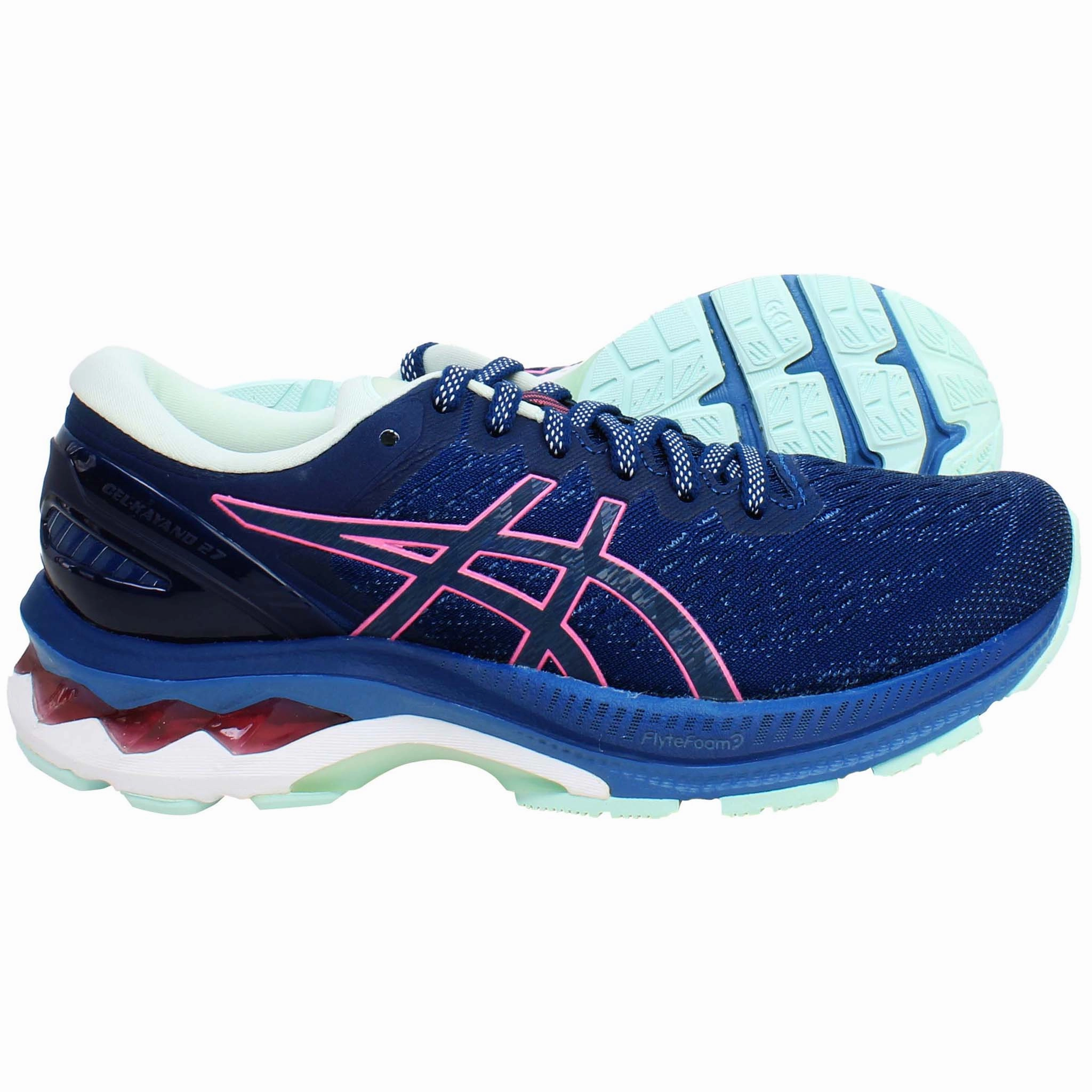Asics Gel Quantum Lyte Ii Shoes Asics Gel-Kayano 27 Womens Blue Running Shoes