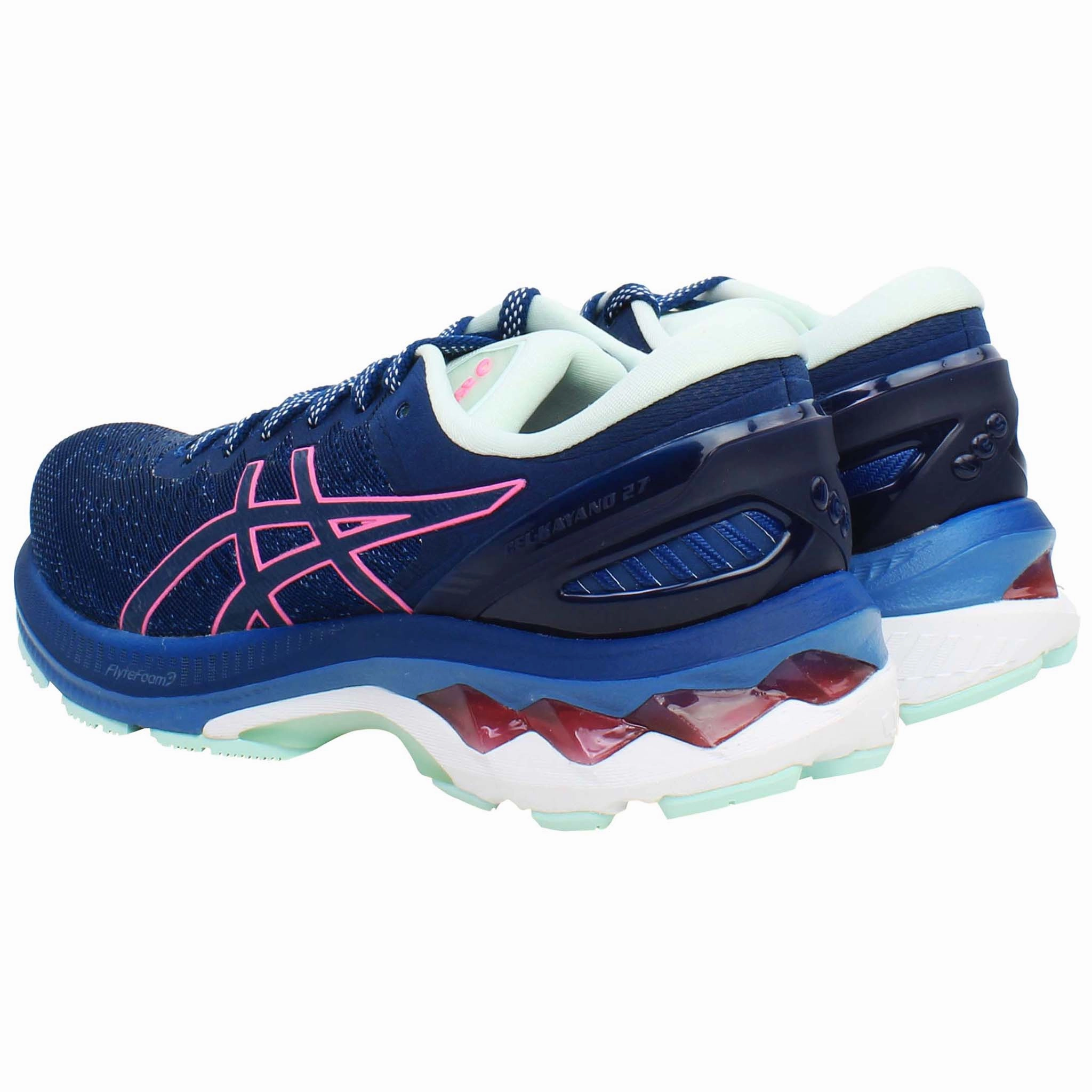 Asics Jogging Shoes Malaysia Asics Gel-Kayano 27 Womens Blue Running Shoes