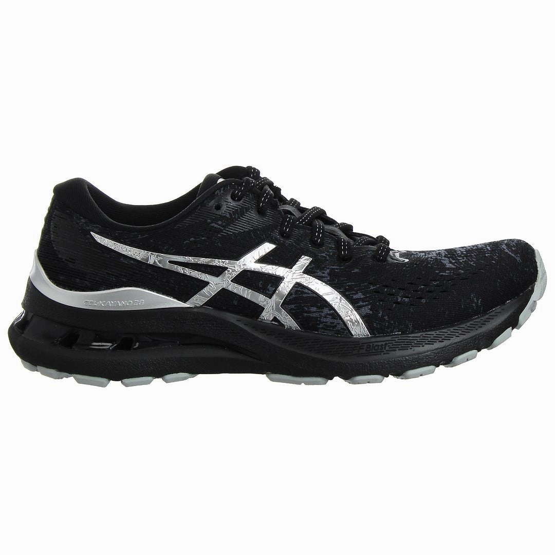Asics Gel-Kayano 28 Platinum Womens Black Running Trainers Asics Gel Foundation Workplace Running Shoe