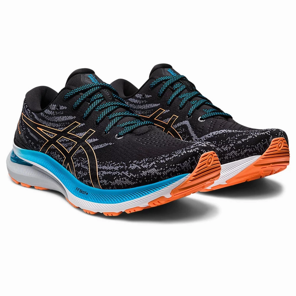 Asics Running Shoes Wide Width ASICS GEL-KAYANO 29 (M) - BLACK/SUN PEACH RUNNING SHOES