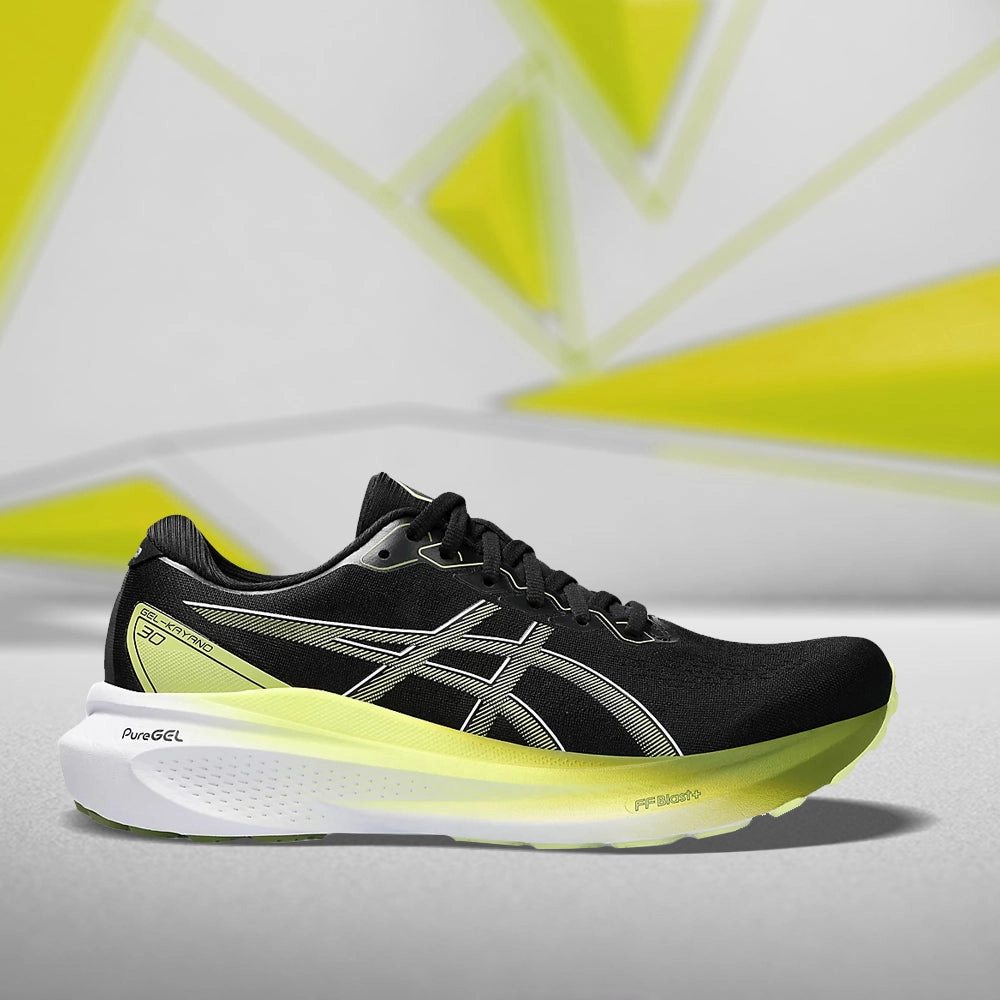 Asics Gel-venture 9 Running Shoes ASICS GEL-KAYANO 30 (M) - (BLACK/GLOW YELLOW) RUNNING SHOES