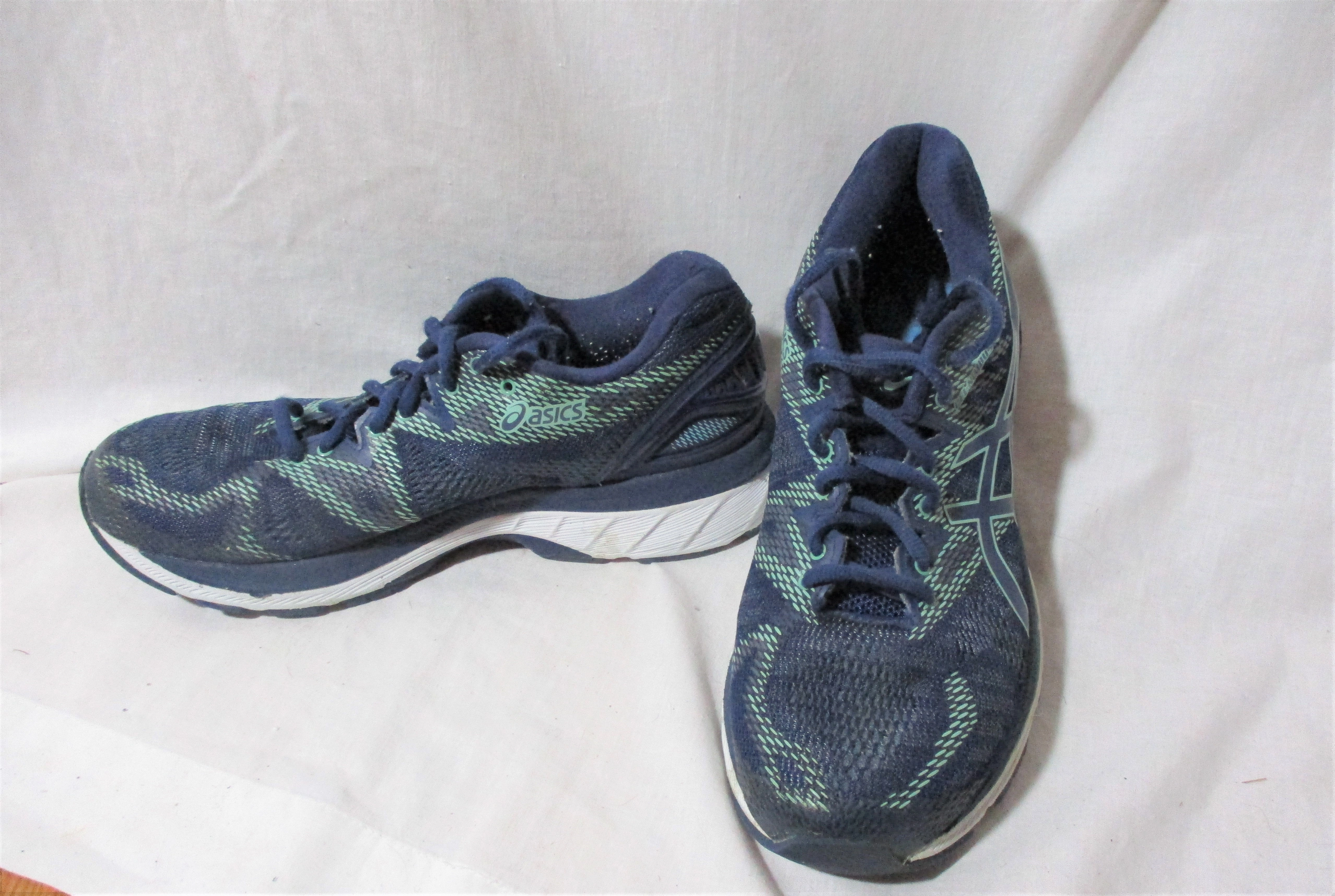 Cleaning Asics Shoes ASICS GEL-Nimbus 20 Indigo Blue Opal Green Running Sneaker Trainer Athletic Shoe 8.5