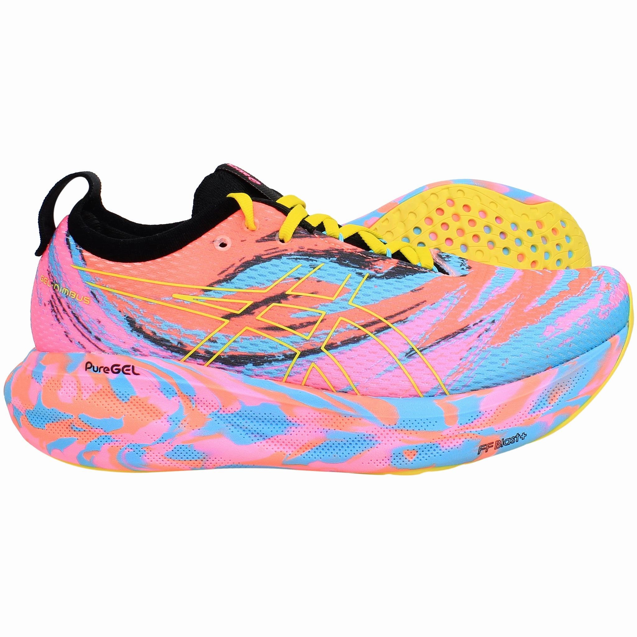 Asics Gel-Nimbus 25 Womens Multicoloured Running Shoes Washing Asics Shoes