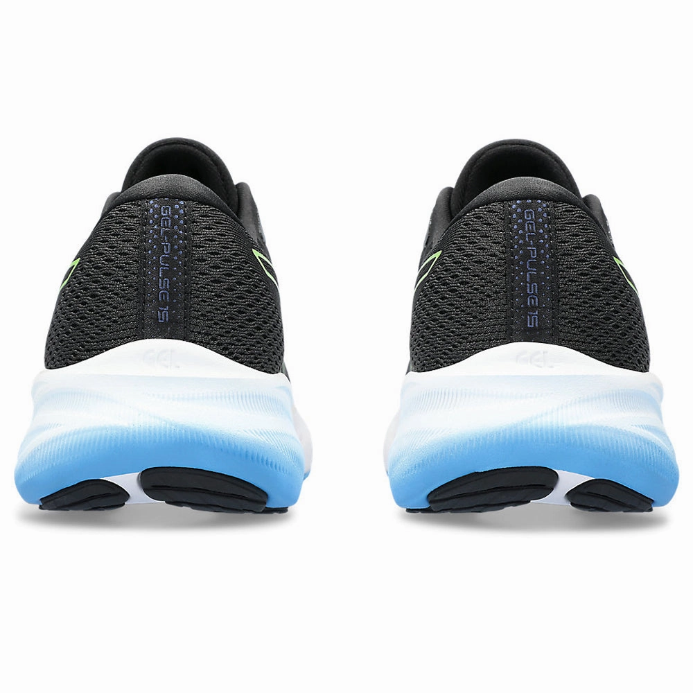 Asics Cheap Running Shoes ASICS GEL PULSE 15 MENS' (BLACK/ ELECTRIC LIME) RUNNING SHOES