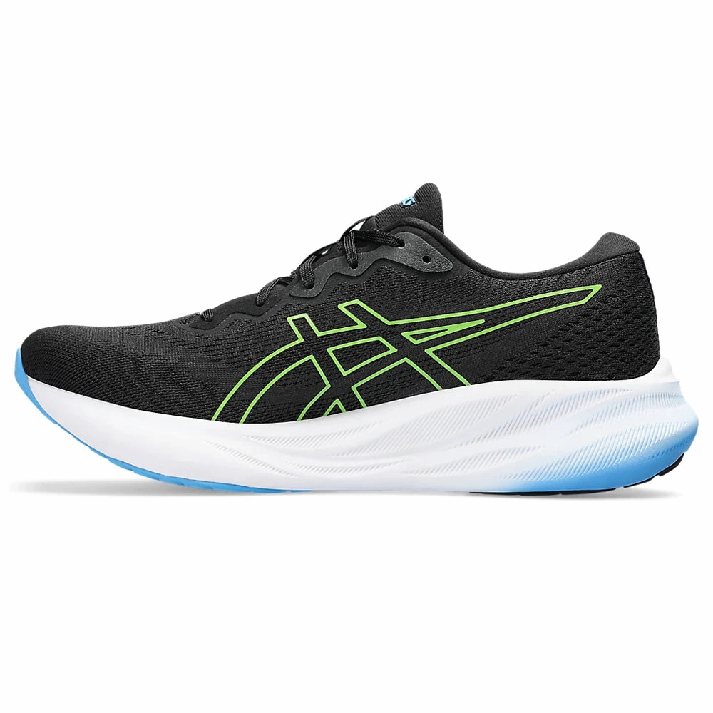 Indoor Shoes Asics ASICS GEL PULSE 15 MENS' (BLACK/ ELECTRIC LIME) RUNNING SHOES