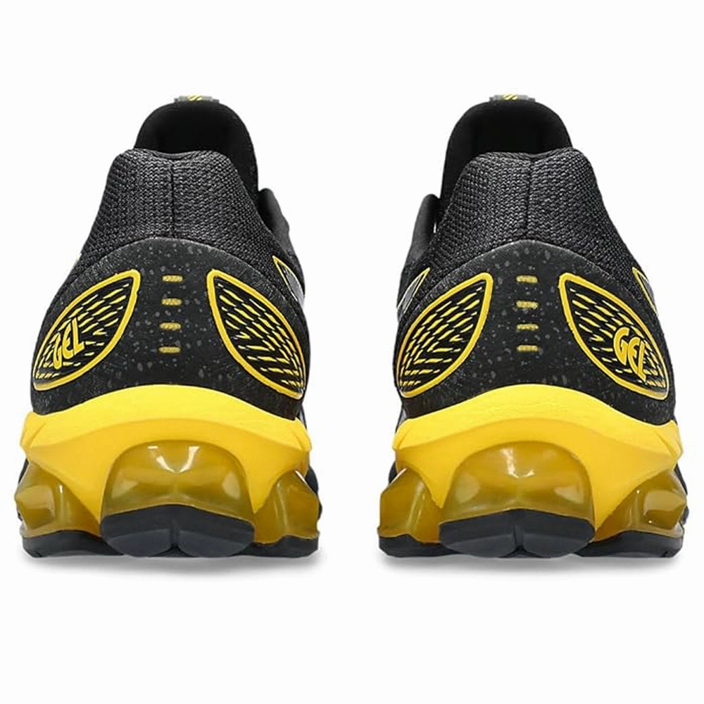 ASICS GEL QUANTUM 128 VII (M) - (BLACK/ SAFFRON) RUNNING SHOES Asics Shoes Old Models