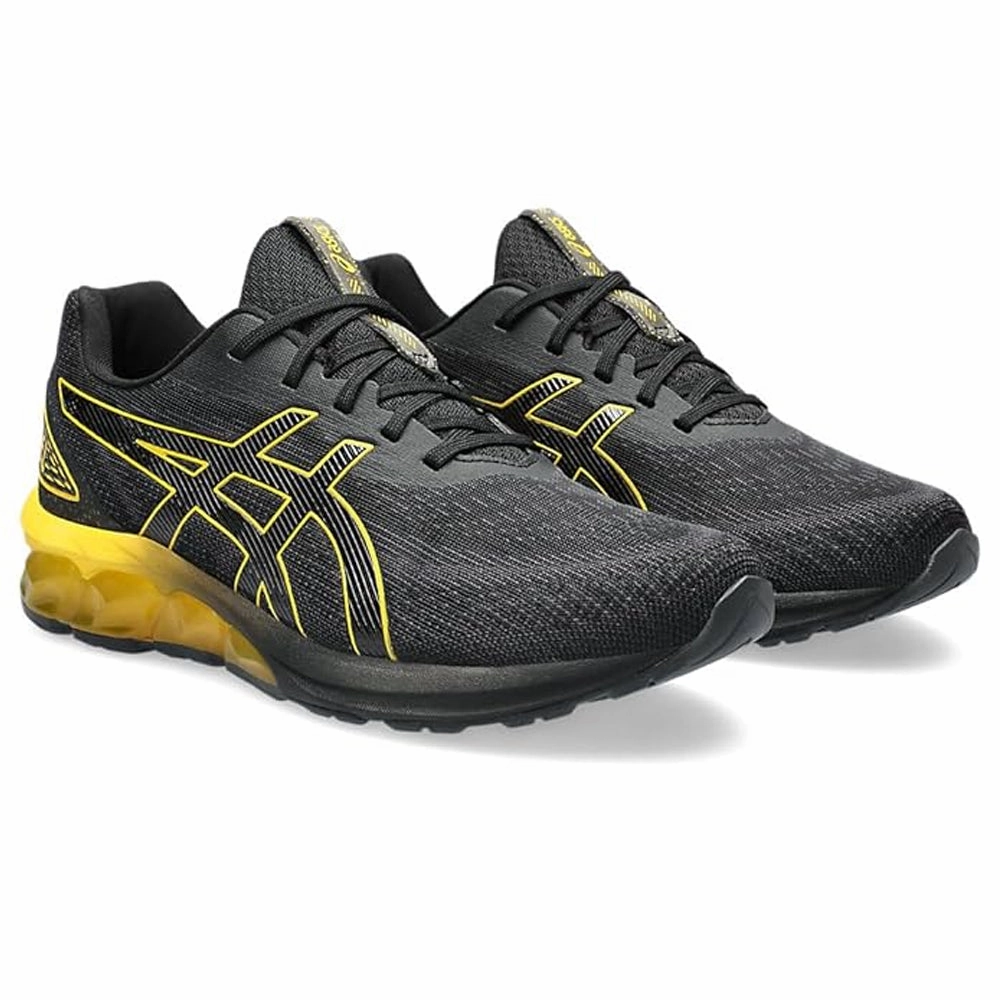 ASICS GEL QUANTUM 128 VII (M) - (BLACK/ SAFFRON) RUNNING SHOES Asics Gel Pulse 15 Road Running Shoes