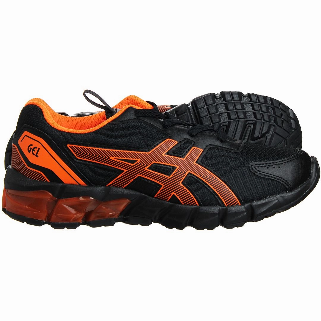 Asics Gel-Quantum 90 PS Kids Black Trainers Asics Multicolor Running Shoes