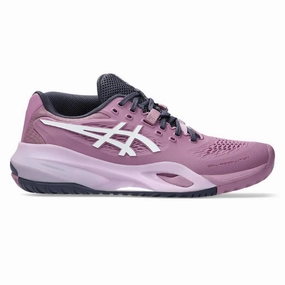 Asics Rocker Sole Shoes ASICS GEL RESOLUTION X WOMEN'S TENNIS SHOE (UBE/WHITE)