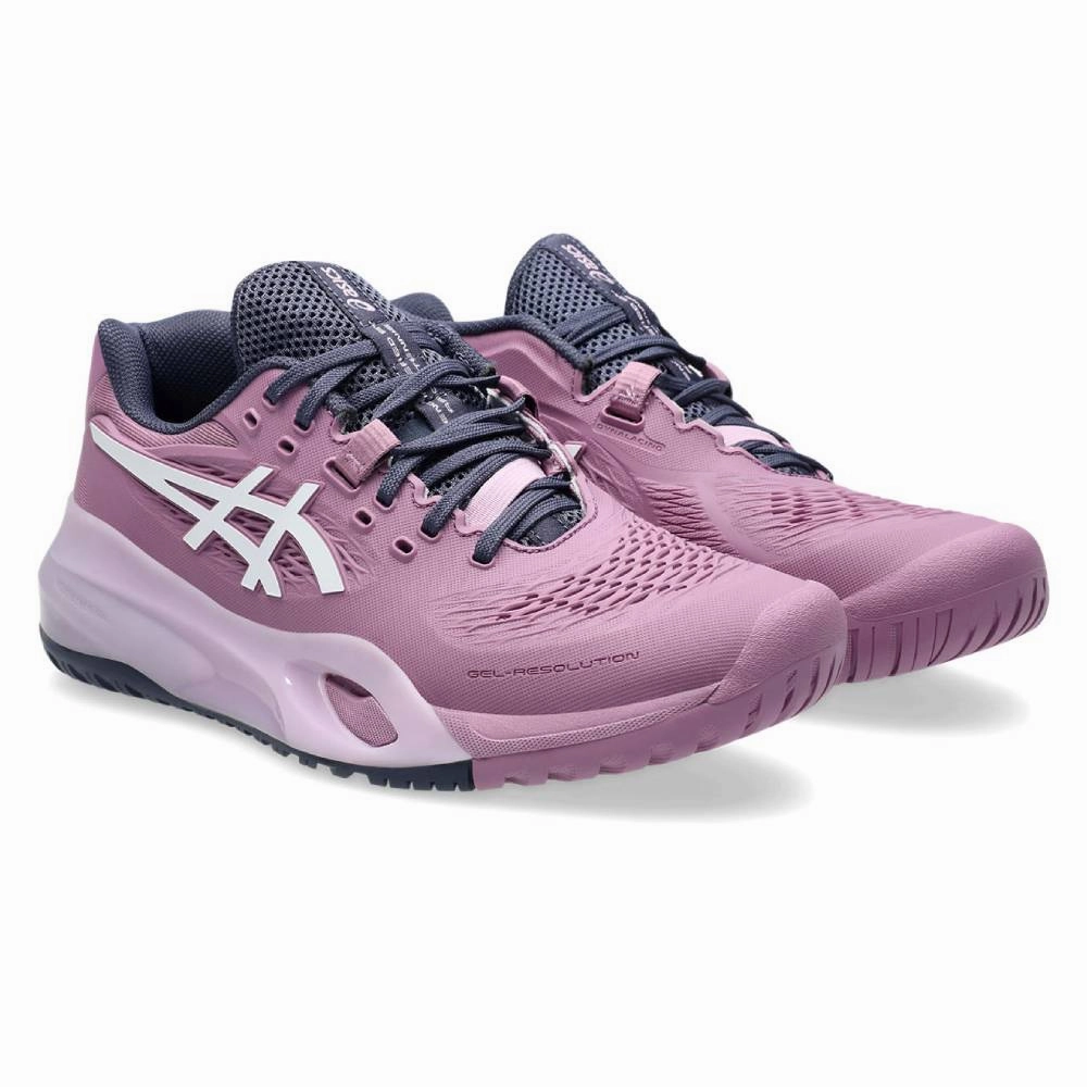 ASICS GEL RESOLUTION X WOMEN'S TENNIS SHOE (UBE/WHITE) Asics Shoes Gt 1000 13