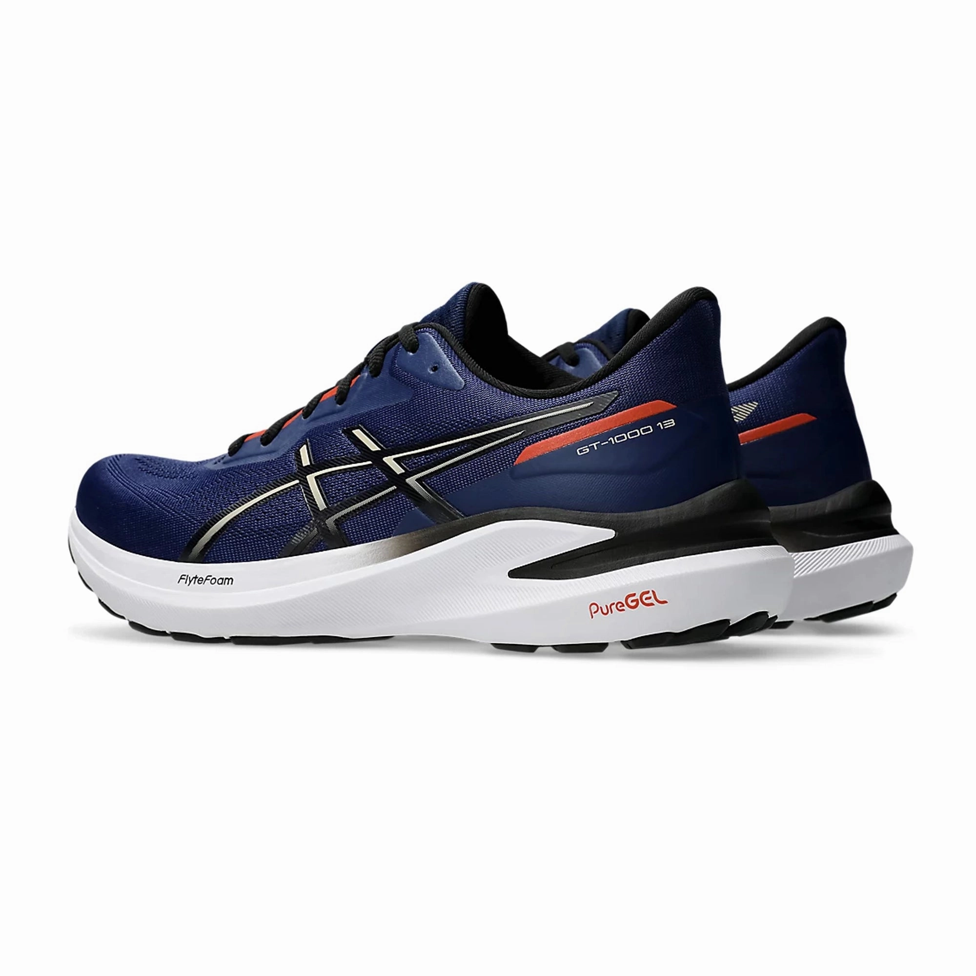 ASICS GT-1000 13 (BLUE EXPANSE/ FEATHER GREY) Running Shoes Asics Walking Shoes With Arch Support