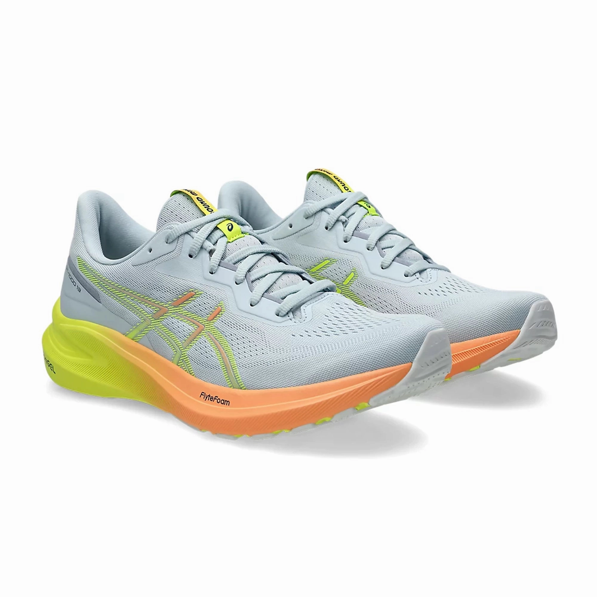 ASICS GT-1000 13 (M) - COOL GRAY/SAFTY YELLOW RUNNING SHOES - 1011B952.750 Asics Shoes Gt 2170