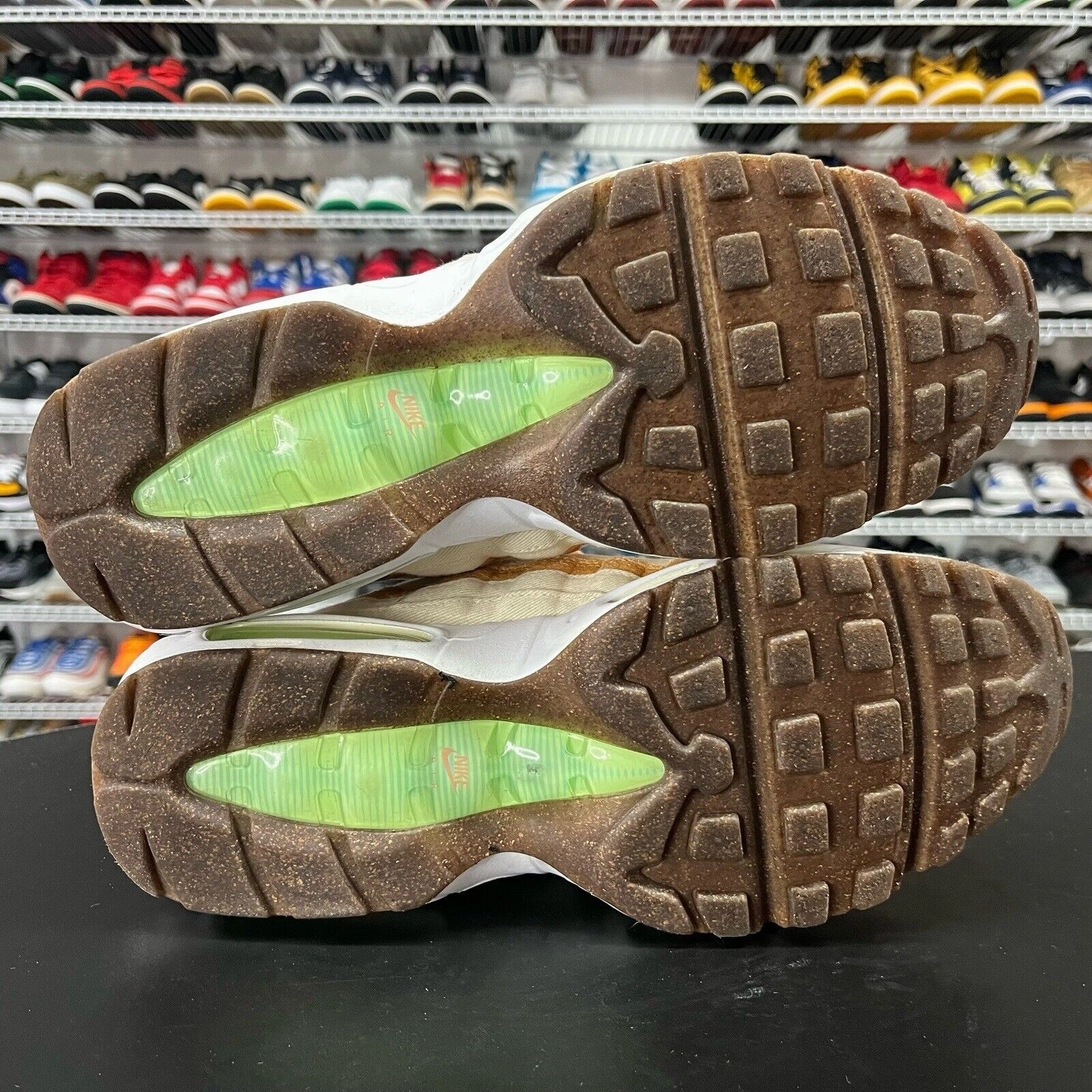 Asic Twr900 Wrestling Shoes Nike Air Max 95 NRG Pineapple SZ 9.5 Coconut Milk Green Glow CZ0154-100