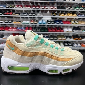 Nike Air Max 95 NRG Pineapple SZ 9.5 Coconut Milk Green Glow CZ0154-100 Asics Court Ff 3 Novak Tennis Shoe