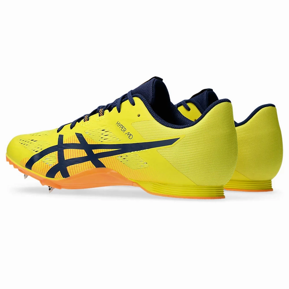 ASICS HYPER MD 8 (M) - (BRIGHT YELLOW/ BLUE EXPANSE) RUNNING SHOES Asics Gel-excite 8 Running Shoe