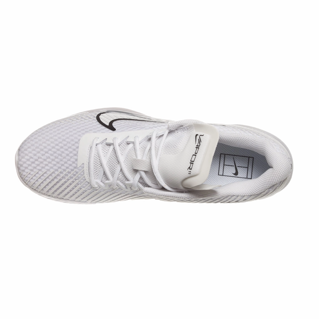 Cheer Shoes Asics Nike Court Men's Air Zoom Vapor 11 Shoes in White/Black-Summit White