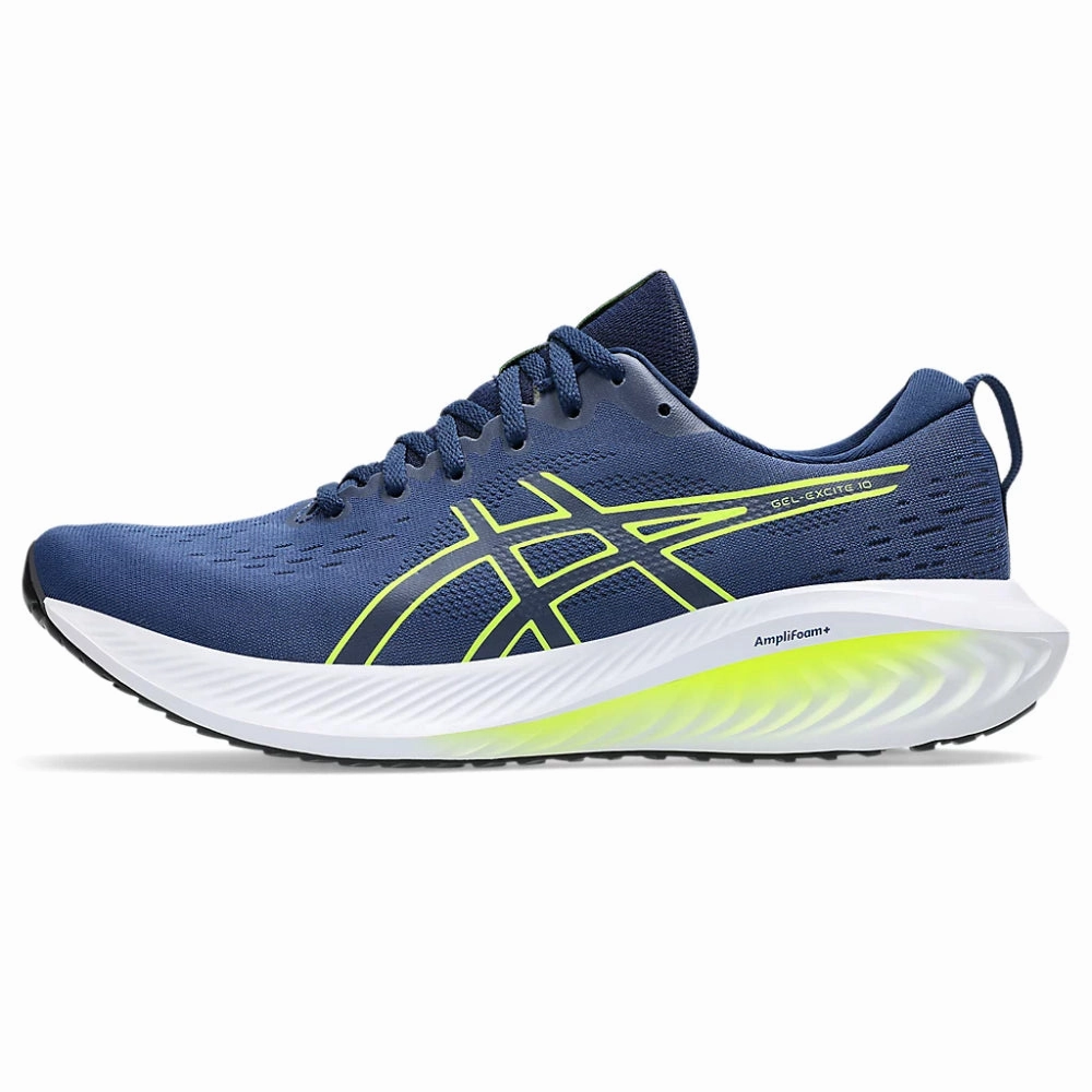 ASICS Men's Gel Excite 10 Running Shoe (Blue Expanse/Safety Yellow) Asics Tennis Shoes Gel Dedicate 8