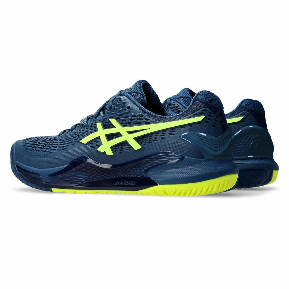 ASICS MEN'S GEL-RESOLUTION 9 - (MAKO BLUE/SAFETY YELLOW) Asics Gel-quantum 360 4 Running Shoes