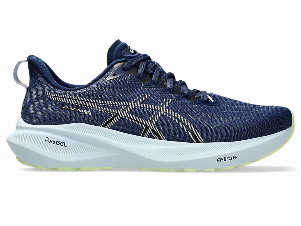 Asics Men's GT-2000 13 Standard (D) Running Shoes in Blue Expanse/Grey Blue Compare Running Shoe Sizes Between