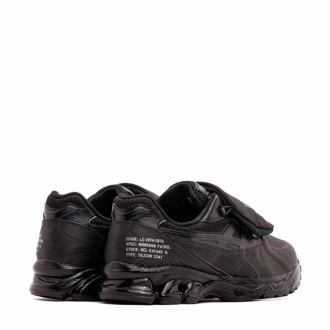 Asics Men x Limited Edt x SBTG Gel-Kayano 14 Monsoon Patrol Black 1201A975-001 Asics Shoes For Speed Work