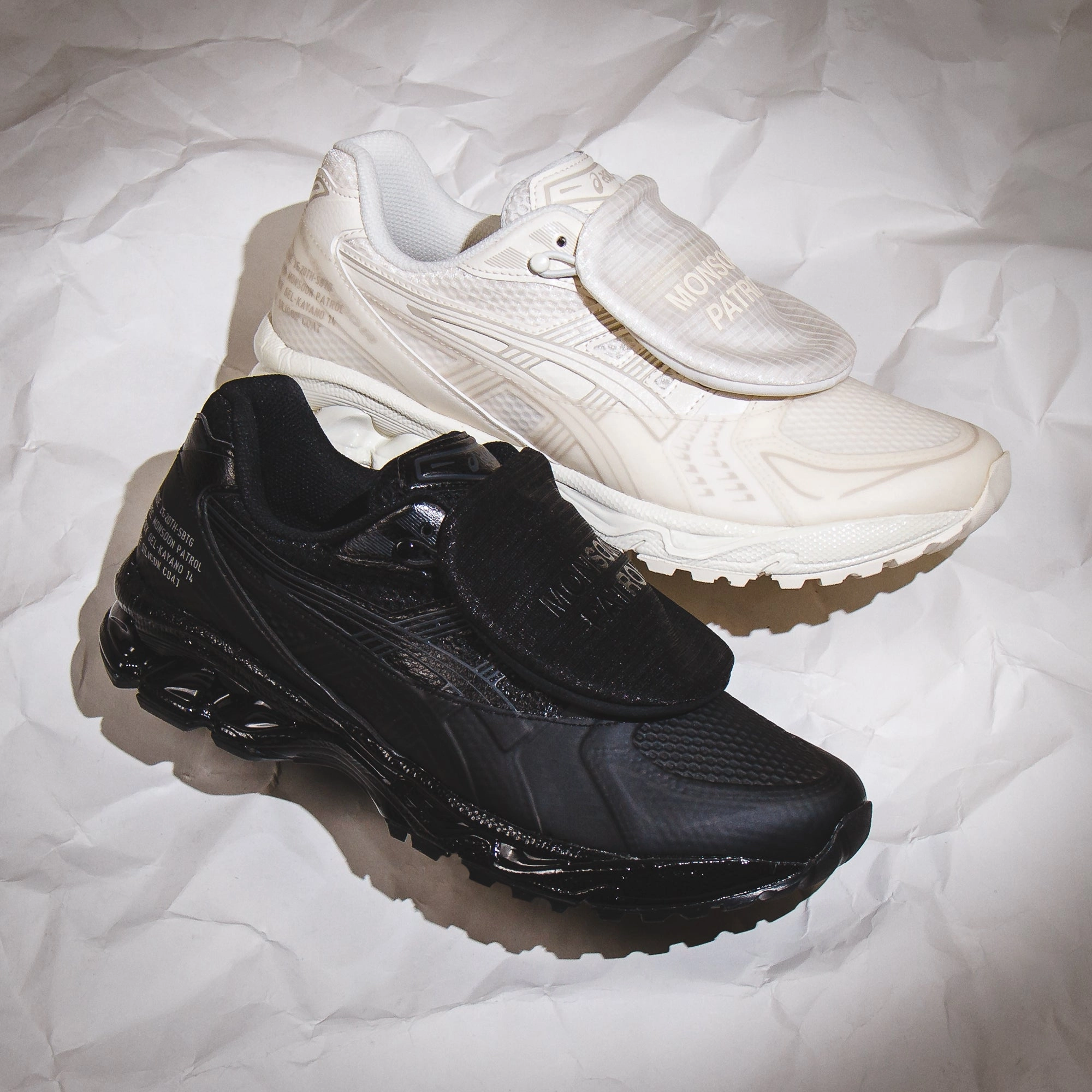 Asics Men x Limited Edt x SBTG Gel-Kayano 14 Monsoon Patrol Black 1201A975-001 Asics Shoes Flat Feet