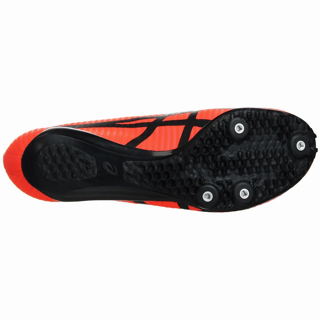 Asics SonicSprint Elite 2 Track and Field Mens Orange Shoes Best Asics Shoes 2025