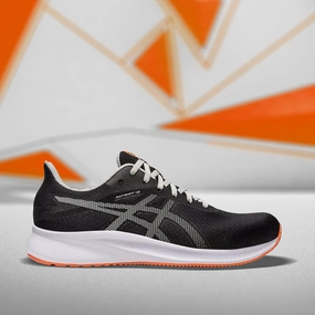 ASICS PATRIOT 13 (M) - BLACK/LIGHT SAGE RUNNING SHOES Asics Basketball Shoes