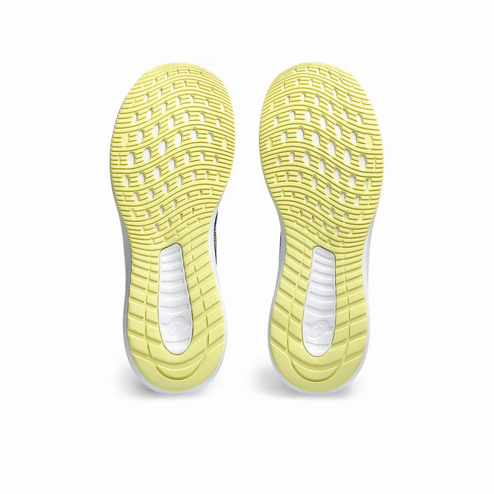 Asics Best Cushioned Shoes ASICS PATRIOT 13 (M) - DEEP OCEAN/GLOW YELLOW RUNNING SHOES