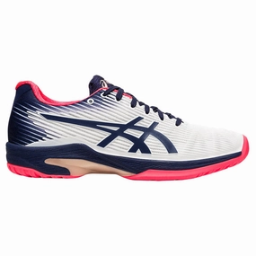 Asics Solution Speed FF White Peacoat Womens Tennis Shoes Best Asics Shoes For Healthcare Workers