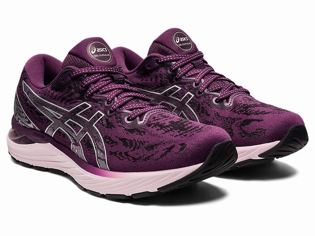 Asics Shoe Palace Asics Women's GEL-CUMULUS 23 - DEEP PLUM/PURE SILVER