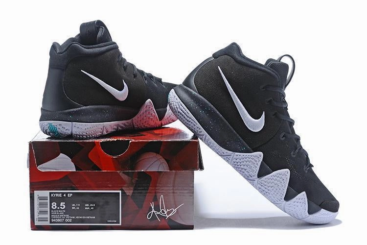 Nike Kyrie 4 Black White Men Basketball Shoes Sale Size US 7,8,8.5,9.5,10,11,12 Asics Fuzex Lyte 2 Running Shoes