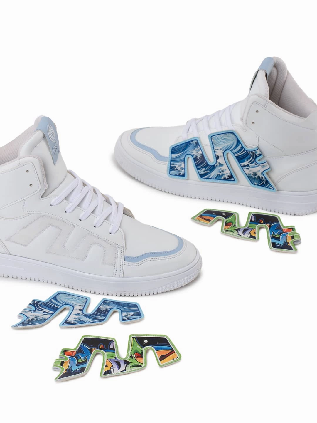 Deadpool Sneakers Bacca Bucci High-Top PATCH-PLAY Men's Sneakers