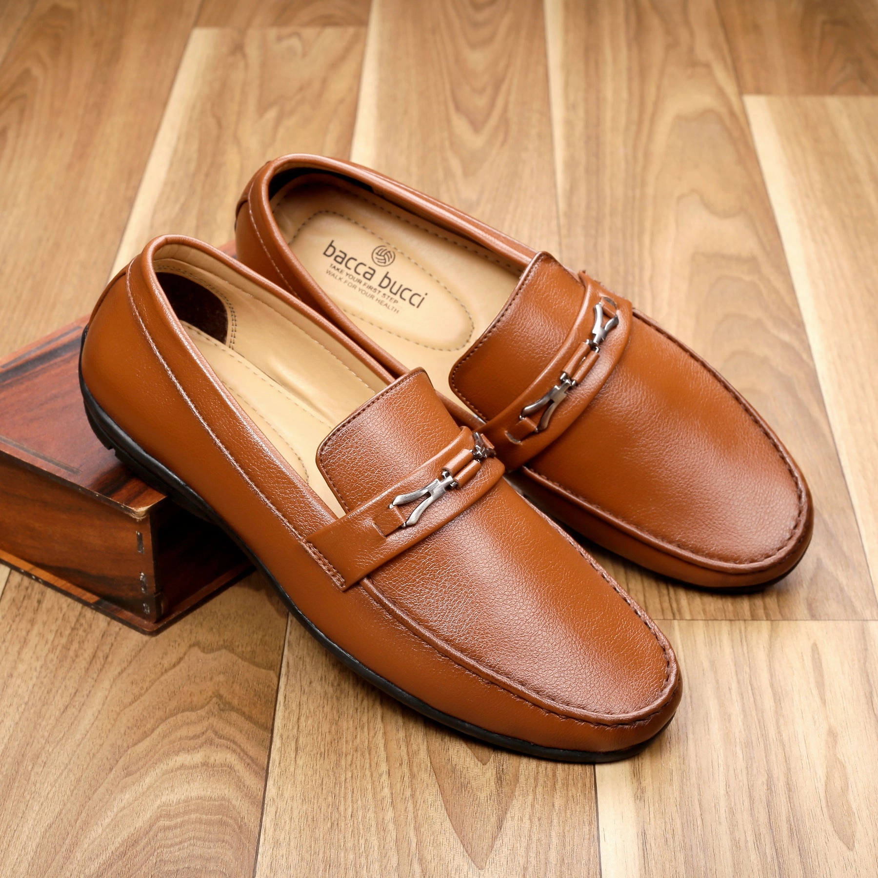 Bacca Bucci Men's LUNA Casual Slip-On Loafers Moccasins Lightweight Driving Shoes Lincoln Loafers