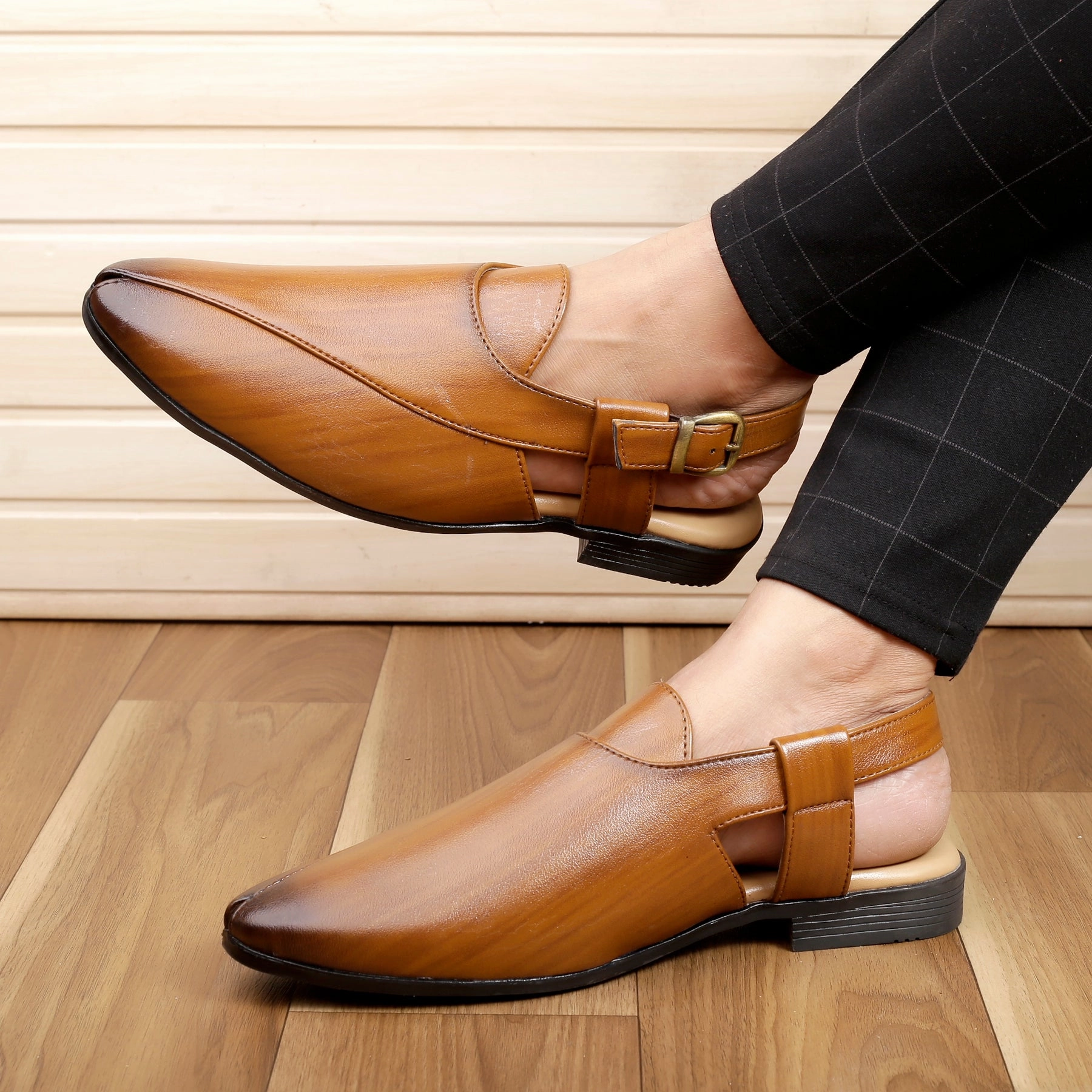 Different Types Of Slippers Bacca Bucci NOBILITY Close-Toe Outdoor Open Ethnic Sandals with Buckle