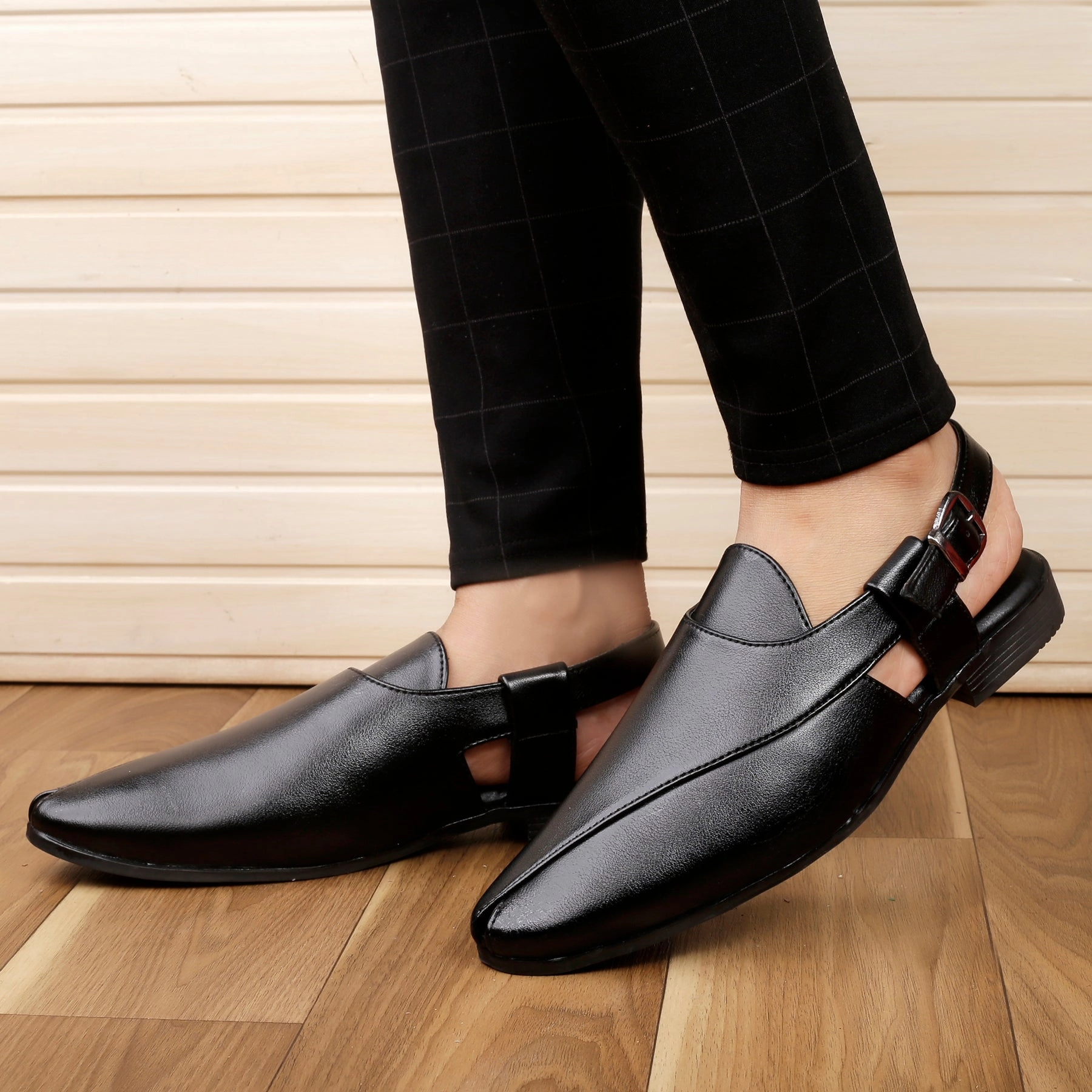 Bacca Bucci NOBILITY Close-Toe Outdoor Open Ethnic Sandals with Buckle Dnd5e Slippers Of Spider Climbing